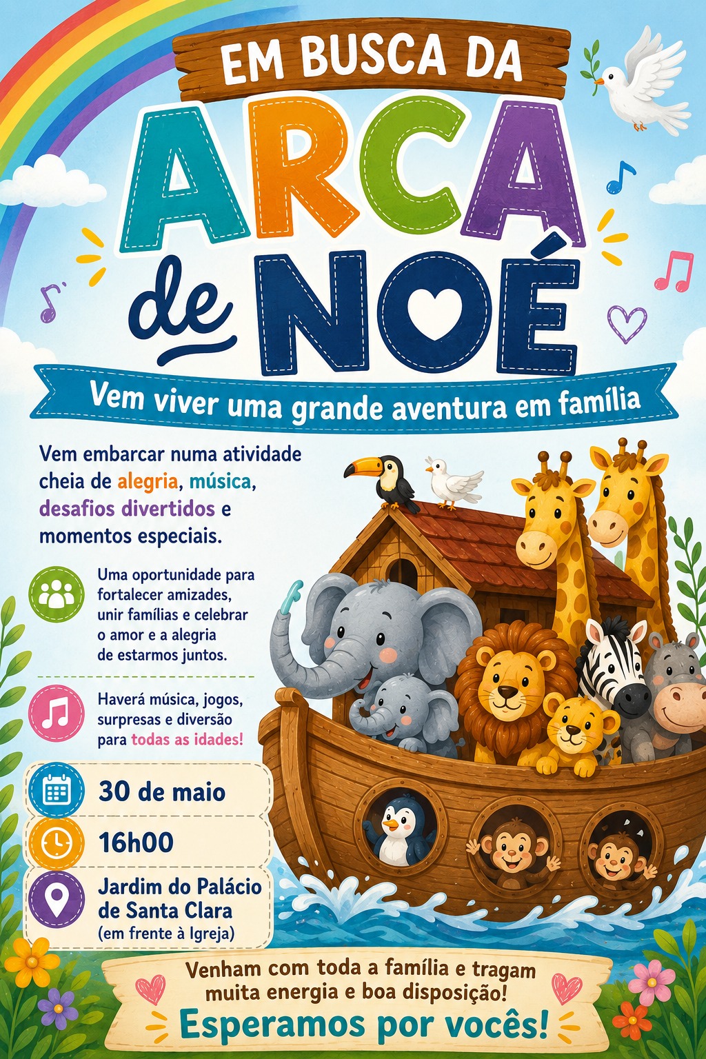 Atividade em família – Em Busca da Arca de Noé